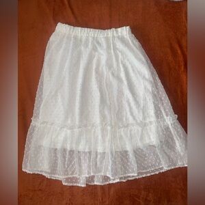 Elegant White Skirt
